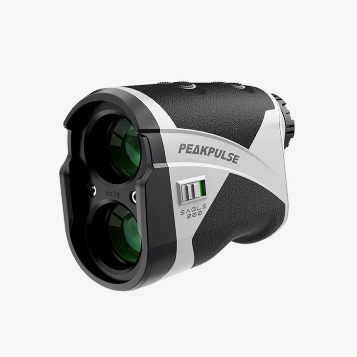 Golff Canfyddwr Laser 7 gradd FOV Eang Eang Gyda Polyn Baner Uchel-Drachywiredd Cloi Swyddogaeth Dirgryniad Modd Llethr Sgan Parhaus